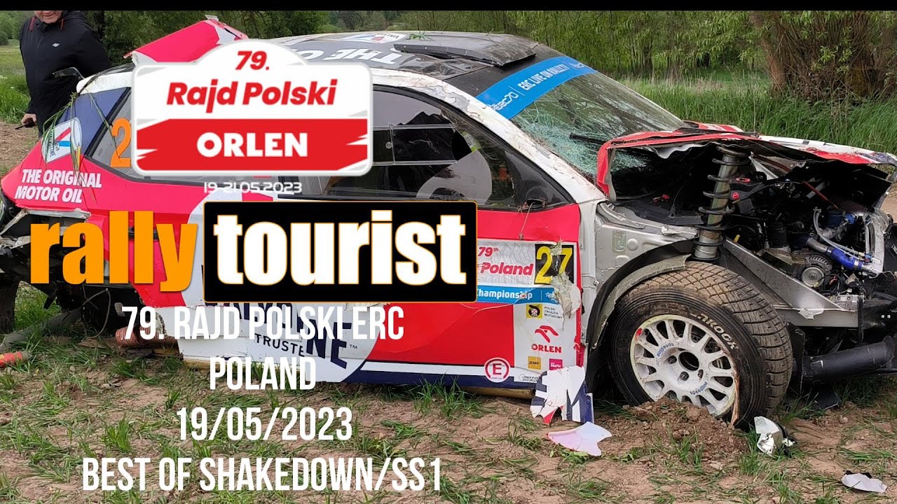 2023 79. Rajd Polski ERC, POLAND / 19/05/2023 / DAY1, MAX ATTACK, AFTER CRASH / TOUR 15