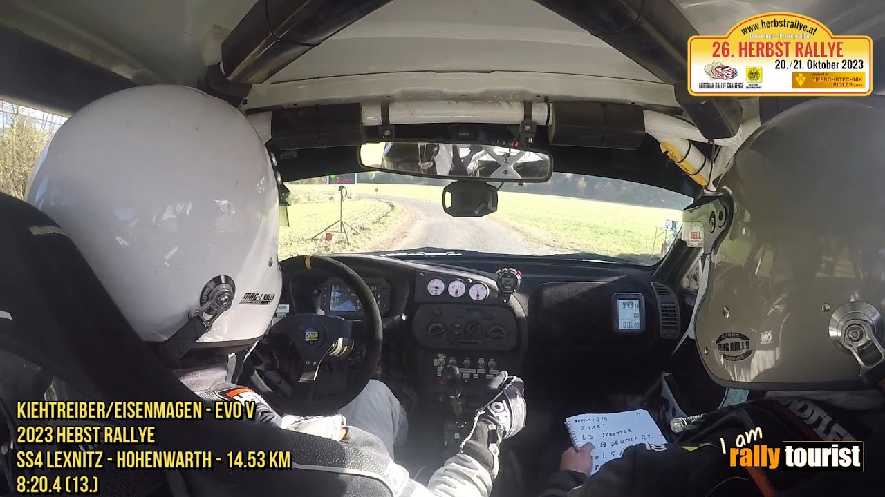2023 HERBST RALLYE I Kiehtreiber/Eisenmagen – EVO V I SS4 Lexnitz – Hohenwarth – 14.53 km 8:20.4