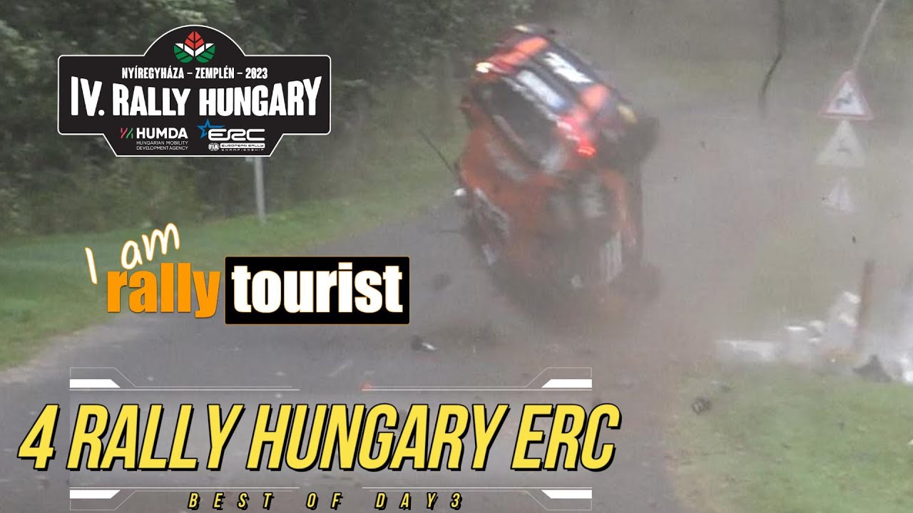 2023 4. RALLY HUNGARY ERC /BEST OF DAY3/ 06-08/10/2023 /BIG CRASH, FLAT OUT/ TOUR 30