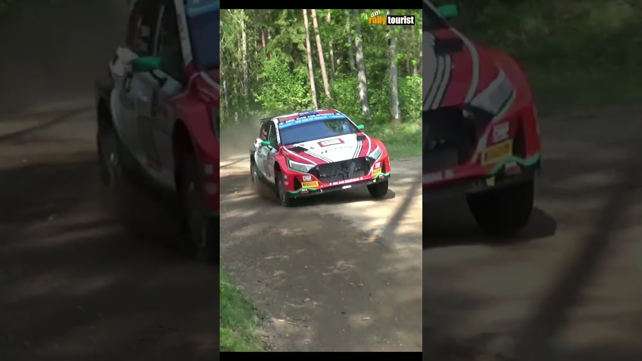 Paddon flat out jump I 2023 ERC Poland