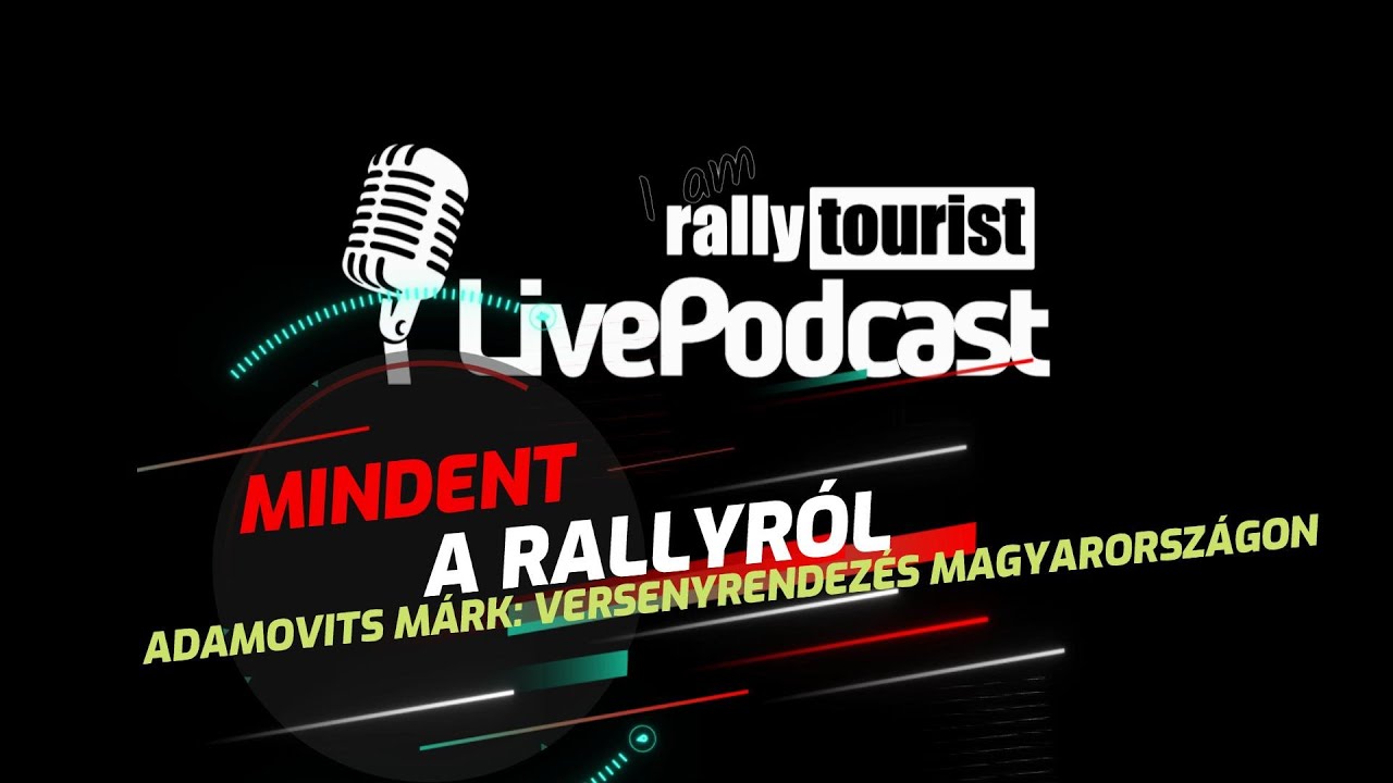 LivePodcast I Rallyverseny rendezés ma Magyarországon I Adamovits Márk