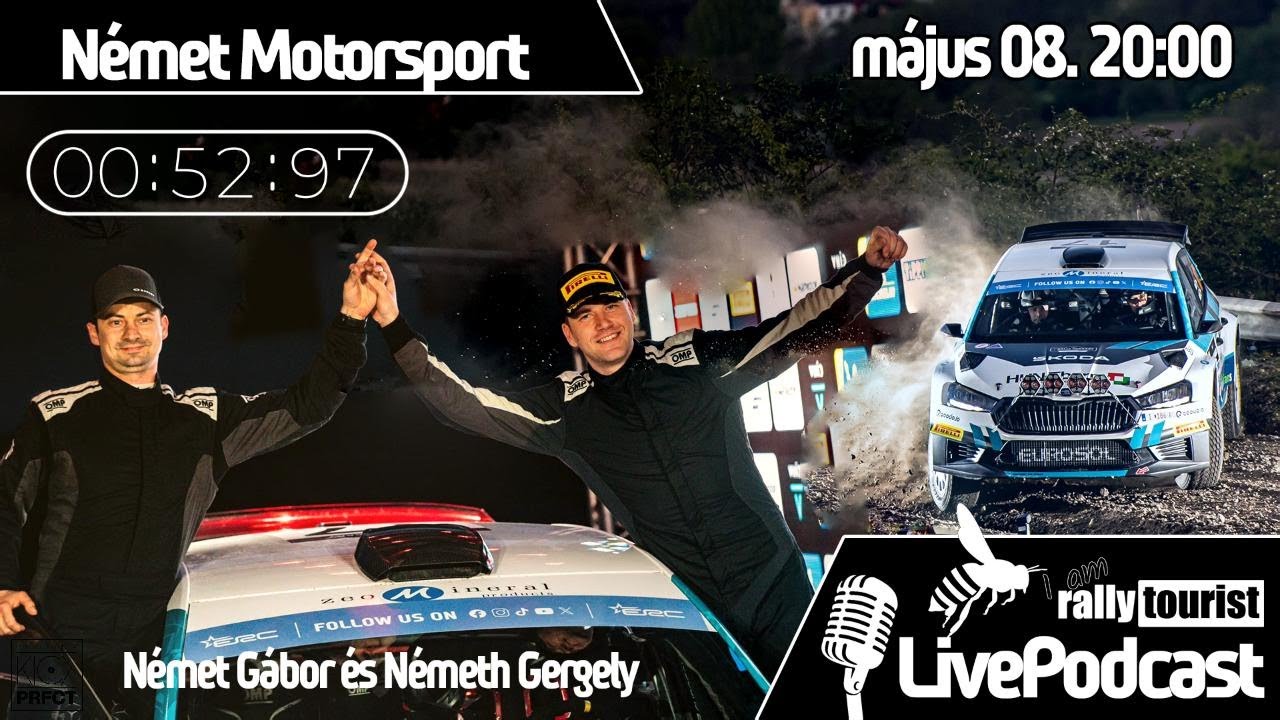 LivePodcast vol. 33. I Német Motorsport I Német Gábor és Németh Gergely I HUN