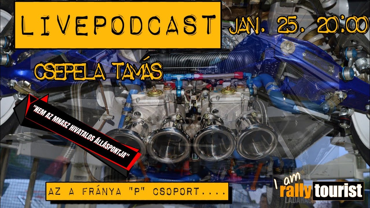 LivePodcast vol. 56. | Az a fránya “P” csoport | Csepela Tamás II.