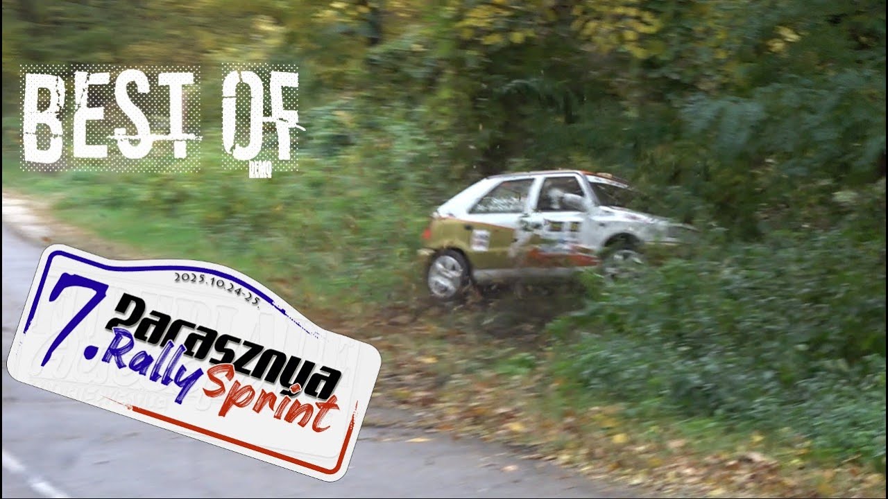 7. PARASZNYA RALLYSPRINT – MRC | 2025. 10. 24-25. | HUN – CRASHES, MISTAKES , ON THE LIMIT